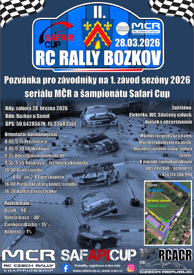 MČR RC rally Bozkov